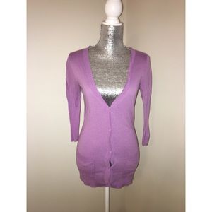 • NY&co • Purple Cardigan